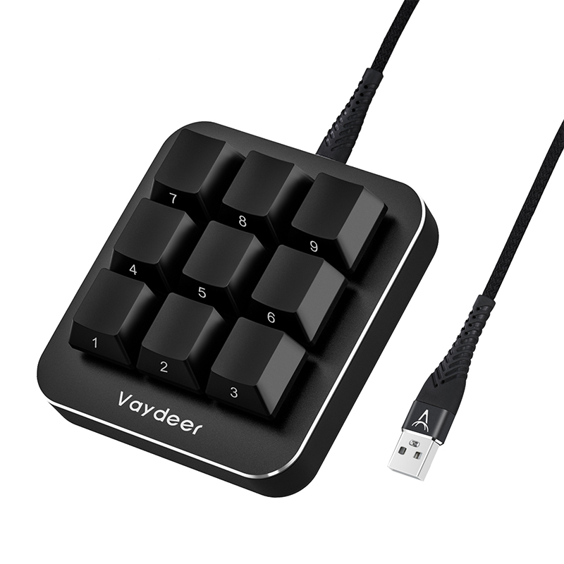 Gaming Keyboard Mini Mechanical - 9개의 완전 프로그래밍 가능 키를 갖춘