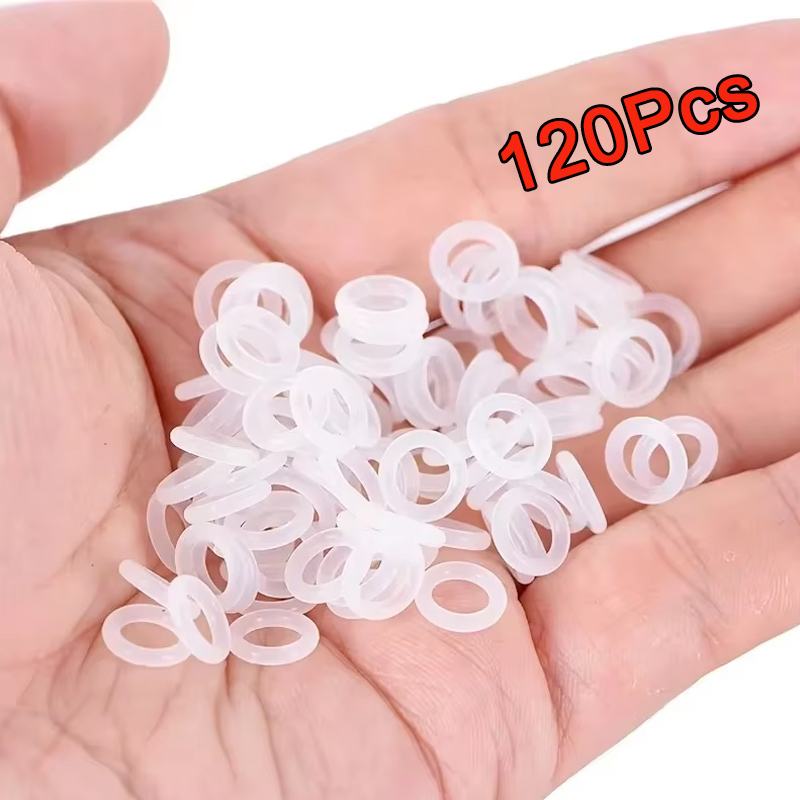 Keycap Puller Ring - 120개 키보드 O-링 키캡 실리콘 고무