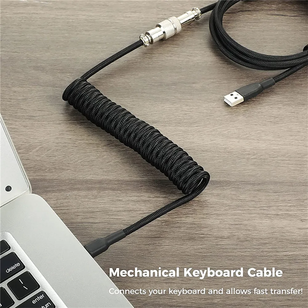 새로운 기계식 키보드 코일 케이블 와이어 유형 C US - Gaming Keyboard Type C 리뷰 및 가격