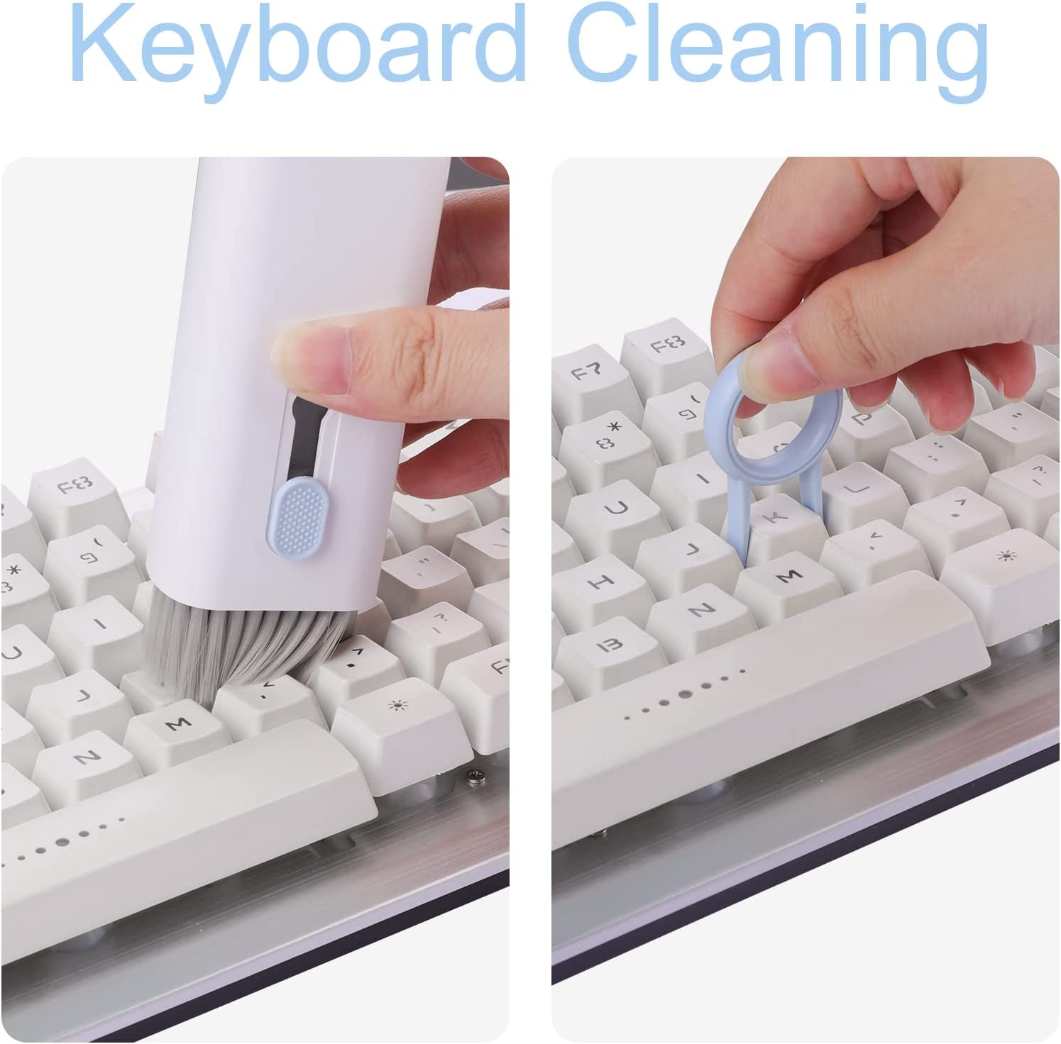 7 in 1 이어폰 청소 브러쉬 키트, 키보드 청소 펜 - Keycap Puller Ring 리뷰 및 가격