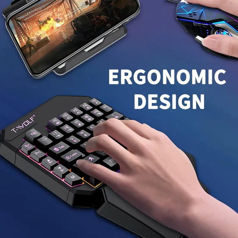 FocusOnPC TF900 2-in-1 모바일 게임  - Gaming Keyboard Mini Mechanical 리뷰 및 가격