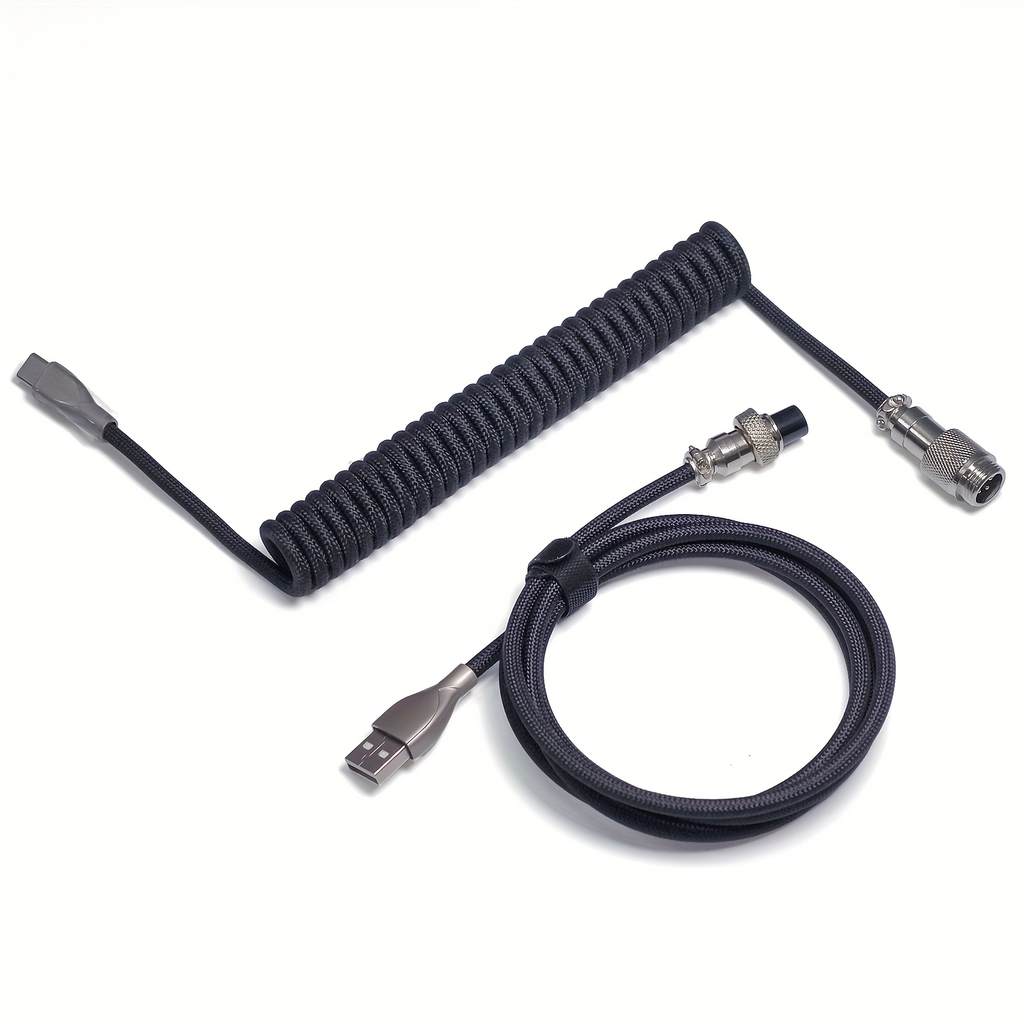 기계식 키보드 코일형 케이블 와이어 유형 C USB 포 - Gaming Keyboard Type C 리뷰 및 가격