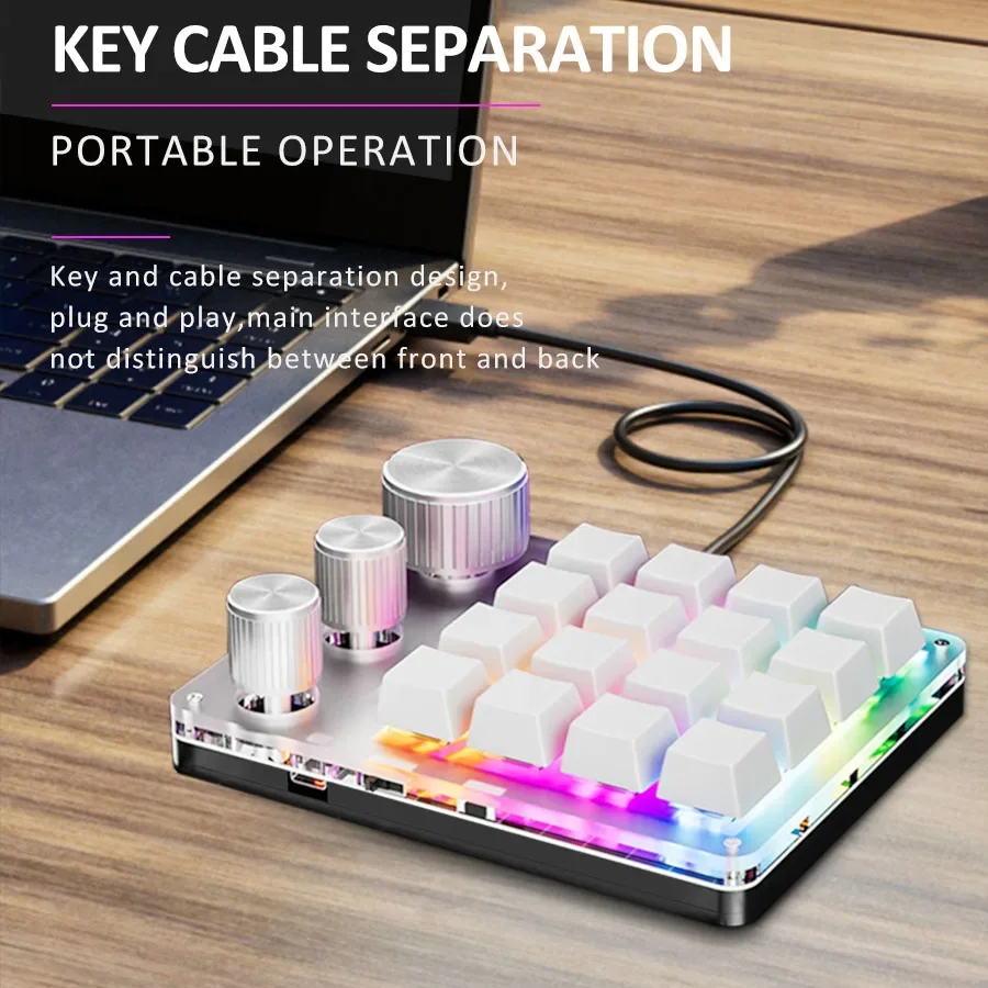 RGB 무선 블루투스 3모드 맞춤 프로그래밍 매크로 1 - Gaming Keyboard Mini Mechanical 리뷰 및 가격