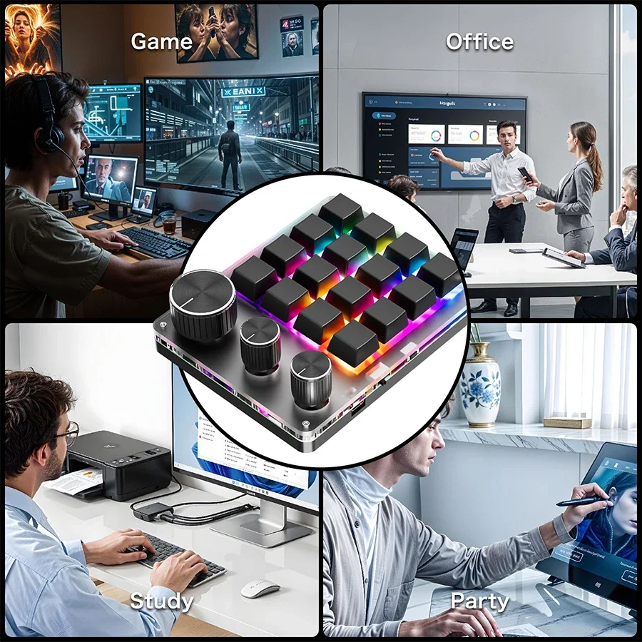 RGB 무선 블루투스 3모드 맞춤 프로그래밍 매크로 1 - Gaming Keyboard Mini Mechanical 리뷰 및 가격